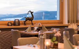 Restaurant mit Panorama-Aussicht - Thula Wellnesshotel Bayerischer Wald in 94551 Lalling