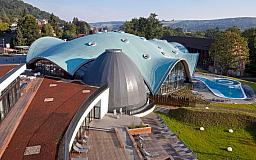 Blick auf die Toskana Therme mit Wellnesspark - Hotel an der Therme Bad Orb in 63619 Bad Orb