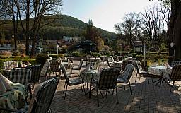 Restaurant-Terrasse - Göbels Hotel AquaVita in 34537 Bad WildungenReinhardshausen